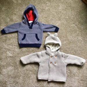 2 Baby Boy Knitted Sweaters